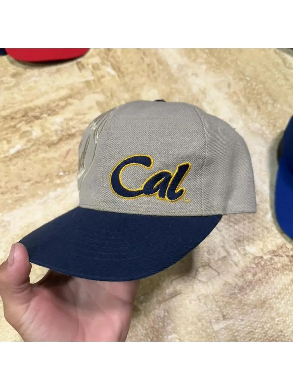 Vintage Cal Golden Bears Capboy Snapback Hat Cap RARE